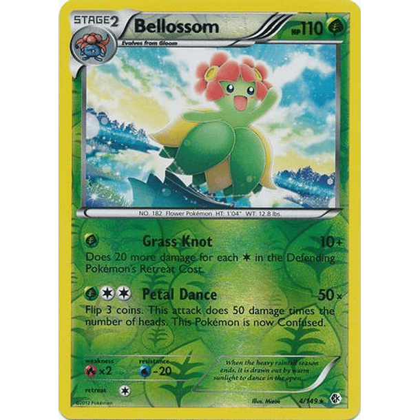 Bellossom - 4/149 - Rare Reverse Holo