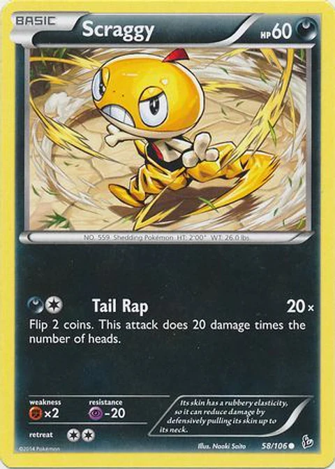 Scraggy - 58/106 - Common