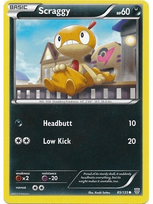 Scraggy - 85/135 - Common