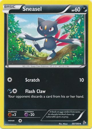 Sneasel - 50/106 - Uncommon 1