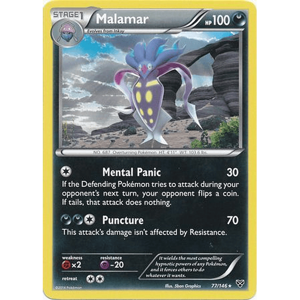 Malamar - 77/146 - Rare
