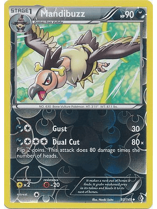 Mandibuzz - 93/149 - Uncommon Reverse Holo