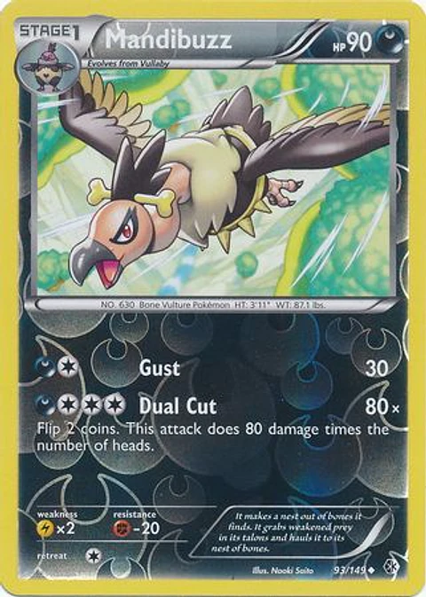 Mandibuzz - 93/149 - Uncommon Reverse Holo