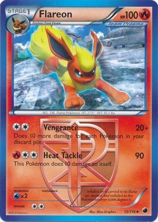 Flareon - 12/116 - Uncommon 1