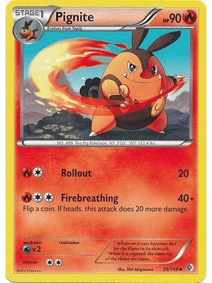Pignite - 25/149 - Uncommon