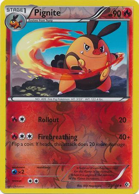 Pignite - 25/149 - Uncommon Reverse Holo