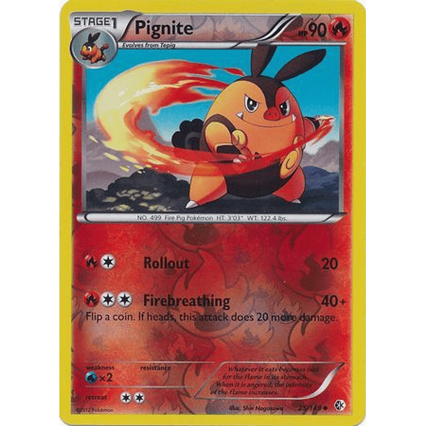 Pignite - 25/149 - Uncommon Reverse Holo