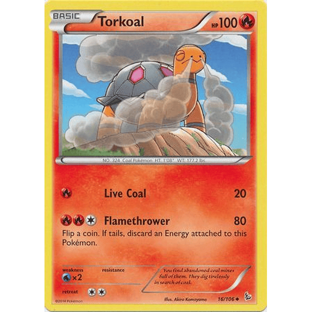 Torkoal - 16/106 - Uncommon