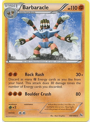Barbaracle - 49/106 - Rare