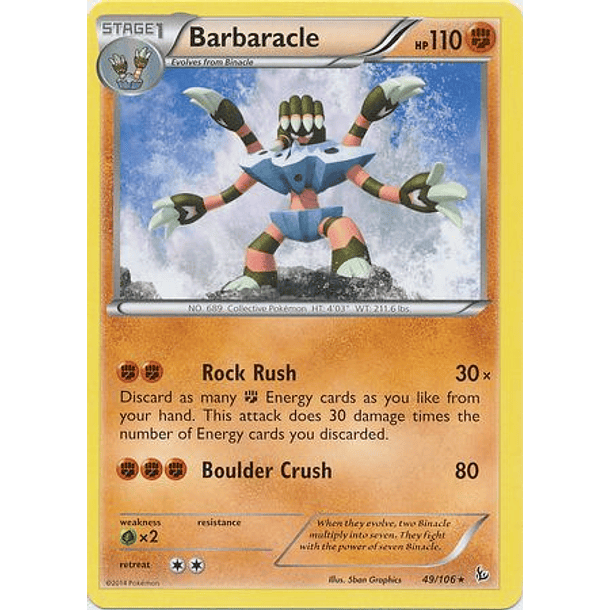 Barbaracle - 49/106 - Rare