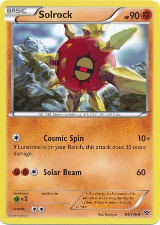 Solrock - 64/146 - Uncommon 1