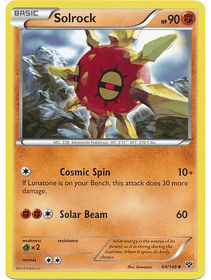 Solrock - 64/146 - Uncommon