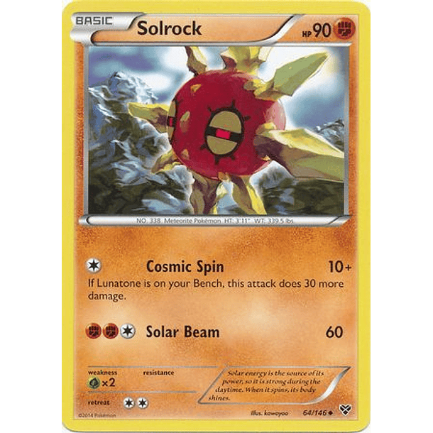 Solrock - 64/146 - Uncommon
