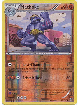 Machoke - 48/101 - Uncommon Reverse Holo