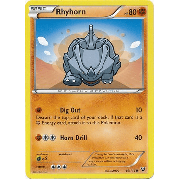 Rhyhorn - 60/146 - Common