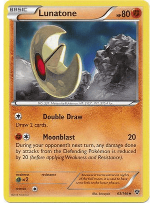 Lunatone - 63/146 - Uncommon