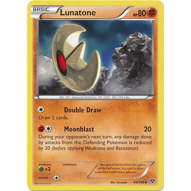 Lunatone - 63/146 - Uncommon