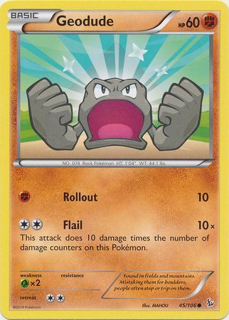 Geodude - 45/106 - Common 1
