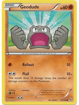 Geodude - 45/106 - Common