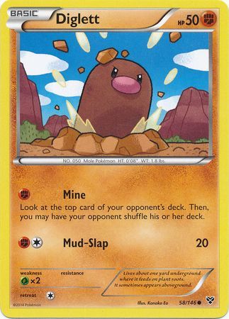 Diglett - 58/146 - Common 1