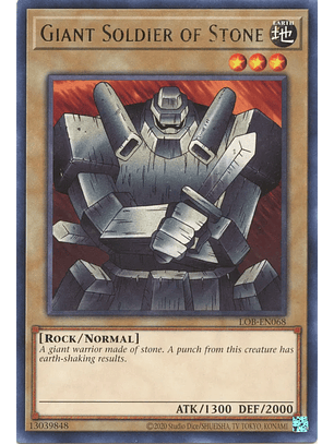 Giant Soldier of Stone - LOB-EN068 - Rare Unlimited (25th Reprint)