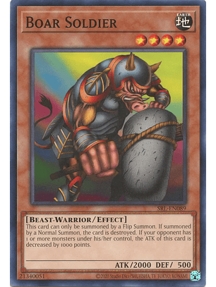 Boar Soldier - SRL-EN089 - Common Unlimited (25th Reprint)