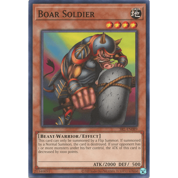 Boar Soldier - SRL-EN089 - Common Unlimited (25th Reprint)