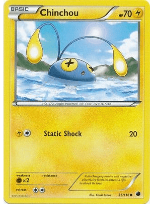 Chinchou - 35/116 - Common