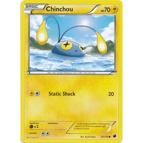 Chinchou - 35/116 - Common