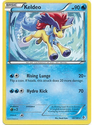 Keldeo - 48/149 - Rare