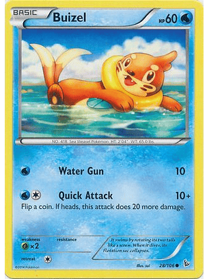 Buizel - 28/106 - Common