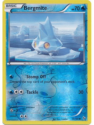 Bergmite - 30/106 - Common Reverse Holo