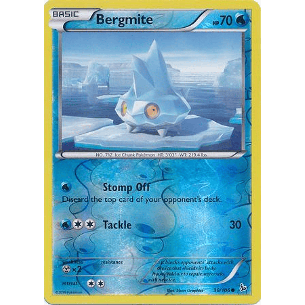 Bergmite - 30/106 - Common Reverse Holo