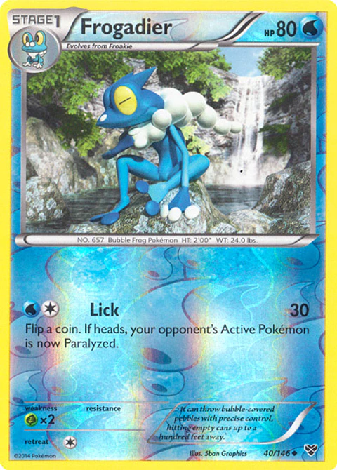 Frogadier - 40/146 - Uncommon Reverse Holo