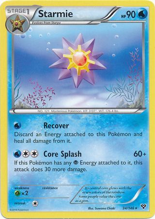 Starmie - 34/146 - Rare 1