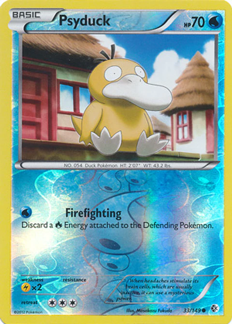Psyduck - 33/149 - Common Reverse Holo