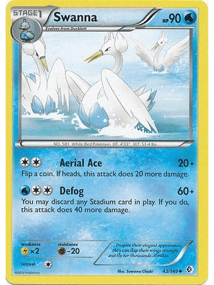 Swanna - 43/149 - Uncommon