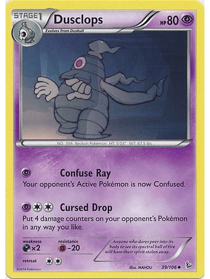 Dusclops - 39/106 - Uncommon