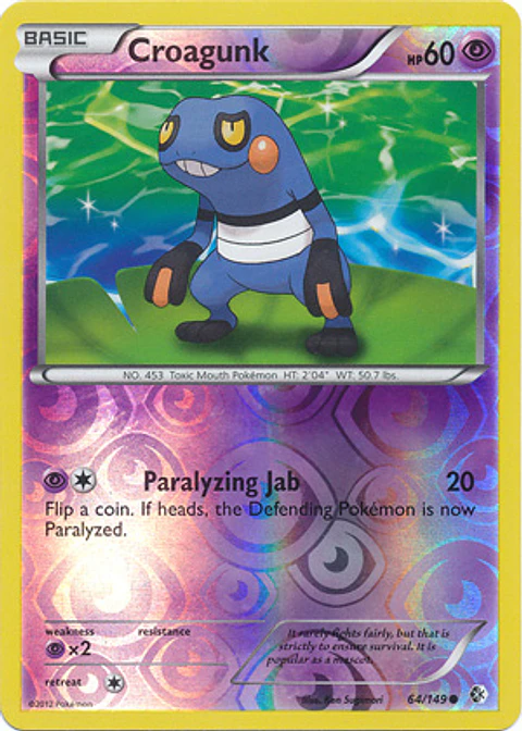 Croagunk - 64/149 - Common Reverse Holo