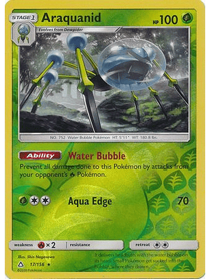 Araquanid - 17/156 - Rare Reverse Holo