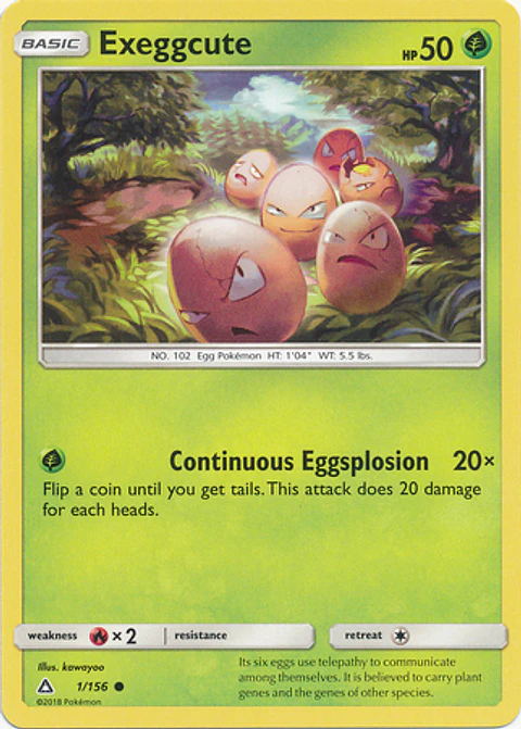 Exeggcute - 1/156 - Common