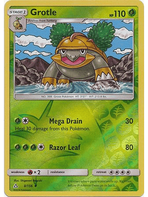 Grotle - 8/156 - Uncommon Reverse Holo