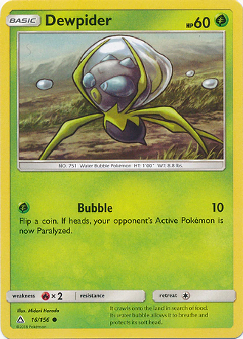 Dewpider - 16/156 - Common