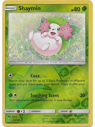 Shaymin - 15/156 - Holo Rare Reverse Holo
