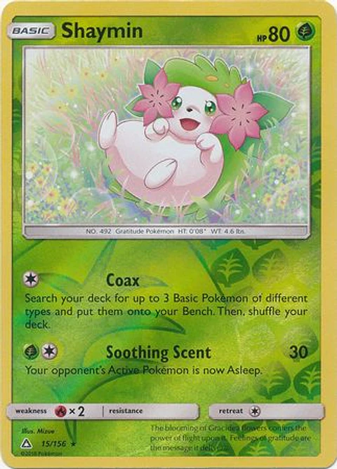 Shaymin - 15/156 - Holo Rare Reverse Holo