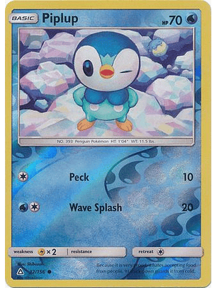 Piplup - 32/156 - Common Reverse Holo