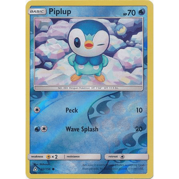 Piplup - 32/156 - Common Reverse Holo