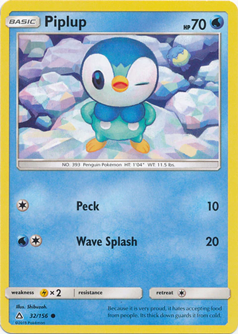 Piplup - 32/156 - Common