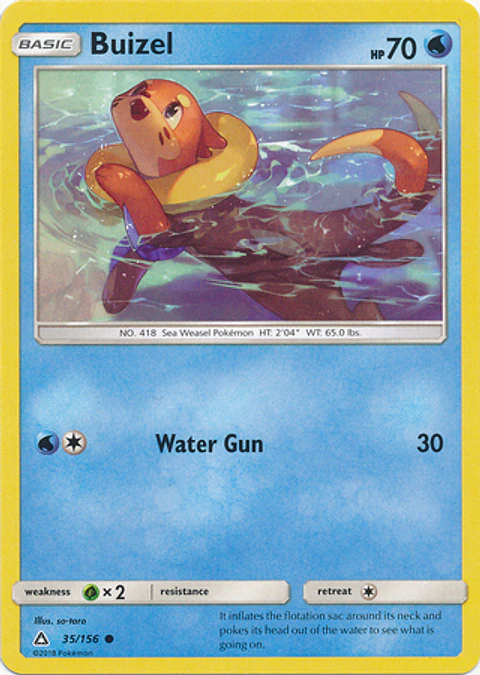 Buizel - 35/156 - Common