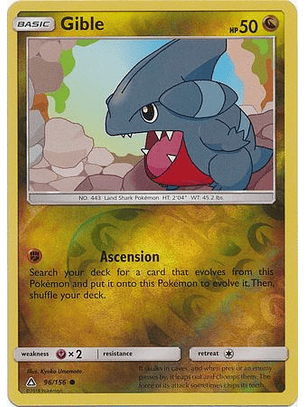 Gible - 96/156 - Common Reverse Holo